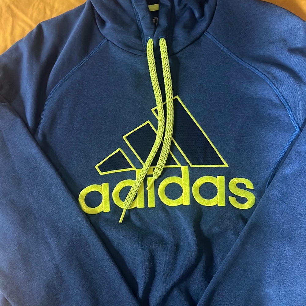 Adidas Ultimate Hoodie Blue and Green BRAND NEW!
